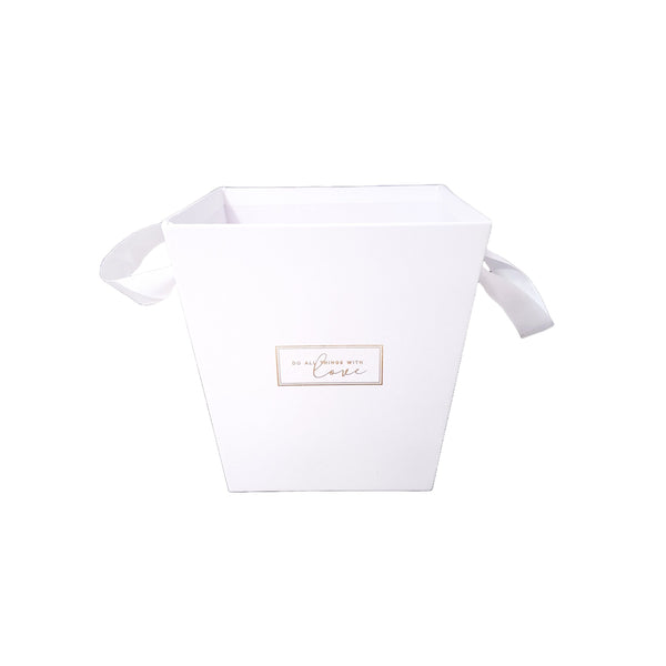 Cutie pentru aranjamente florale, culoare alb - ROC 5814