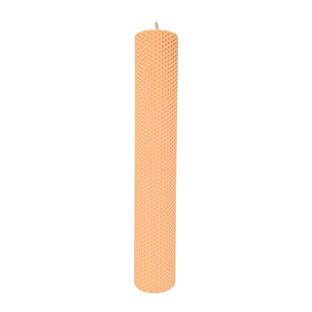 Lumânare din ceară de albine tip fagure, culoare roz pal NR. 4 - 40060