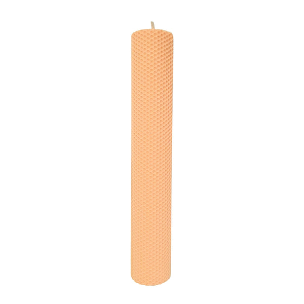 Lumânare din ceară de albine tip fagure, culoare roz pal NR. 4 - 40060