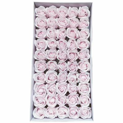 Set 50 trandafiri din săpun, culoare roz - NR. 31 - ROC M1