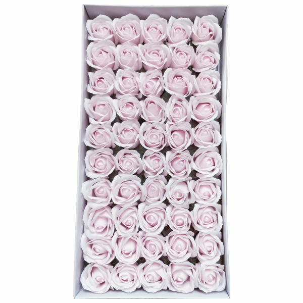 Set 50 trandafiri din săpun, culoare roz - NR. 31 - ROC M1