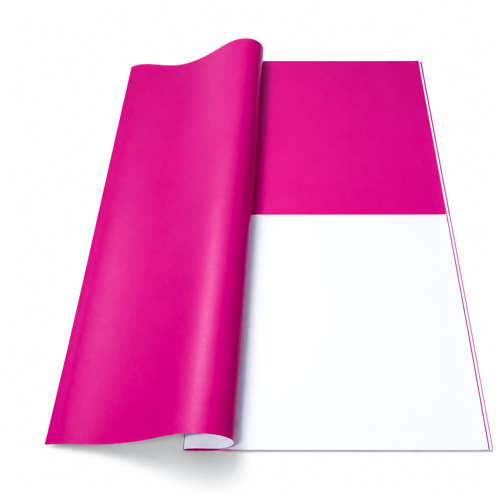 Coli celofan cu print model 6, culoare ciclam J03 - ROC A288