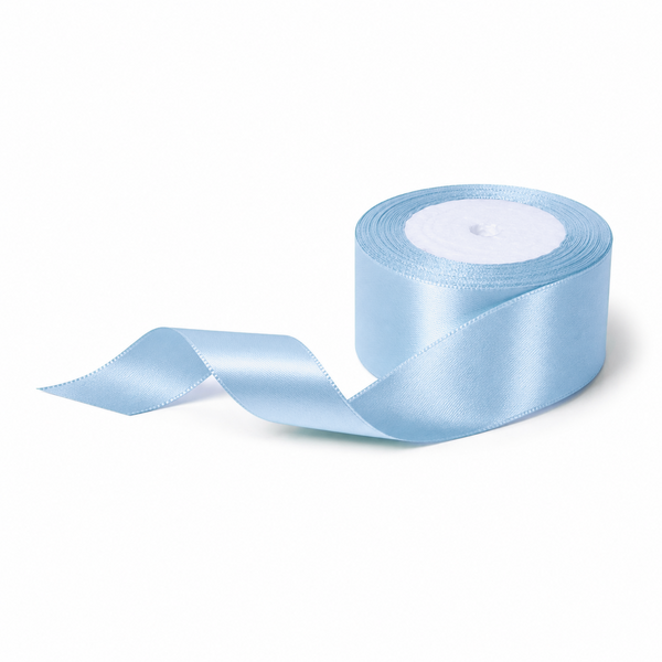 Rolă panglică satin, 4 cm, culoare blue NR. 139 - ROC 0811