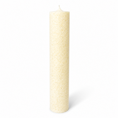 Lumânare tip gheață pentru cununie sau botez, 40 cm, culoare crem - 40070ST CREM