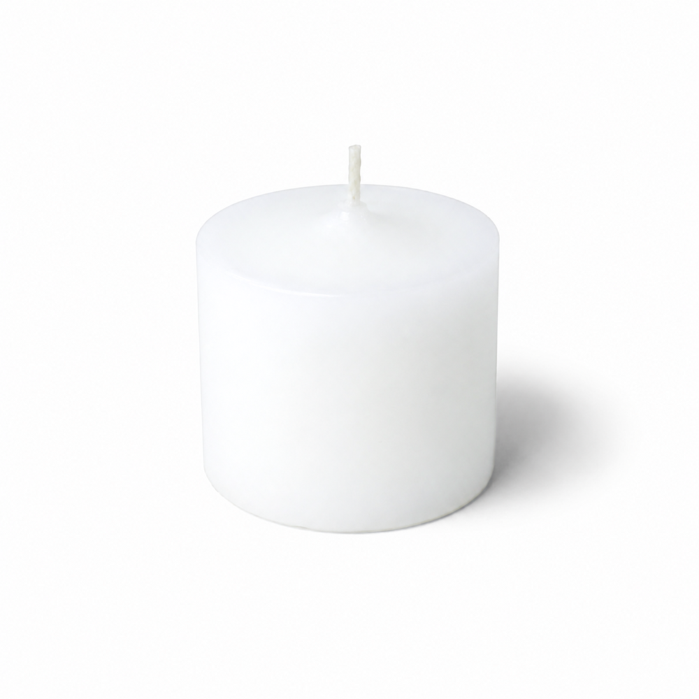 Lumânare decorativă din parafină albă, 5 cm - 5070