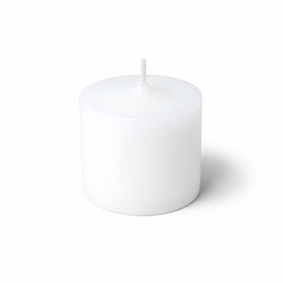 Lumânare decorativă din parafină albă, 5 cm - 5070