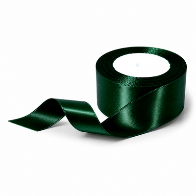 Rolă panglică satin, 4 cm, culoare verde NR. 103 - ROC 0811