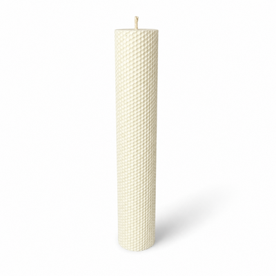Lumânare din ceară de albine tip fagure, 40 cm,  culoare crem NR. 2 - 40060TFC