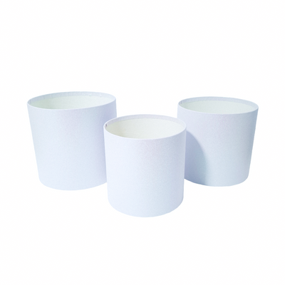 Set 3 cutii fără capac, culoare alb - ROC 5255