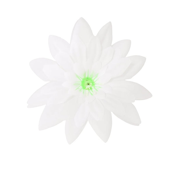 Set 50 capete flori artificiale tip Gerberă Model 1, culoare alb - ROC AF24