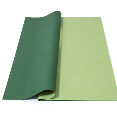 Coli celofan cu două fețe, culoare verde închis cu verde deschis J34 - ROC A288