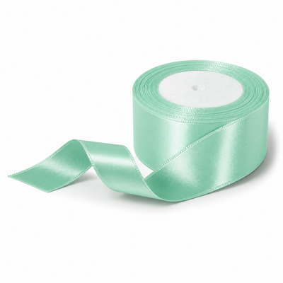 Rolă panglică satin, 4 cm, culoare vernil NR. 181 - ROC 0811
