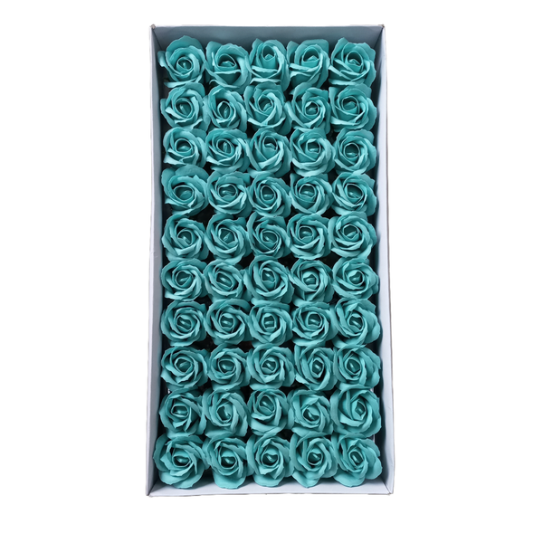 Set 50 trandafiri din săpun, cu codiță de plastic, NR. 73