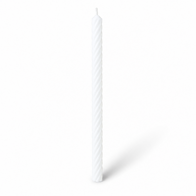 Lumânare din parafină albă pentru botez, 70 cm, culoare alb - 70030 SP