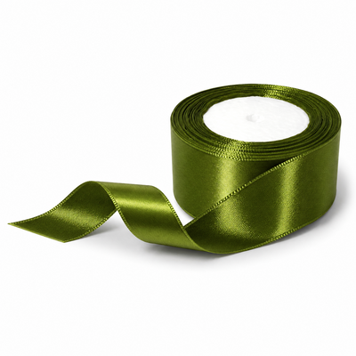 Rolă panglică satin, 4 cm, culoare verde NR. 110 - ROC 0811