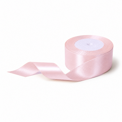 Rolă panglică satin,  4 cm,  culoare roz NR. 63 - ROC 0811