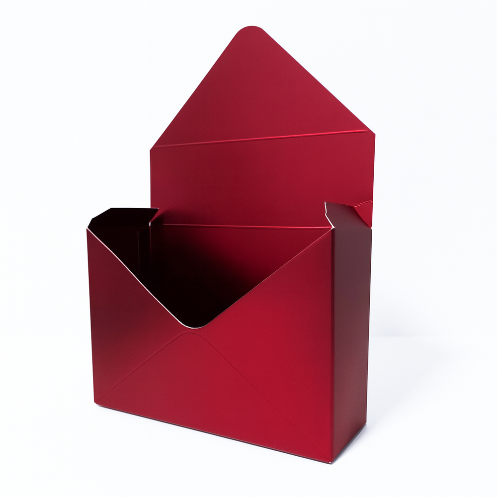 Set 12 plicuri pentru aranjamente florale, culoare roșu gold - ROC 9100