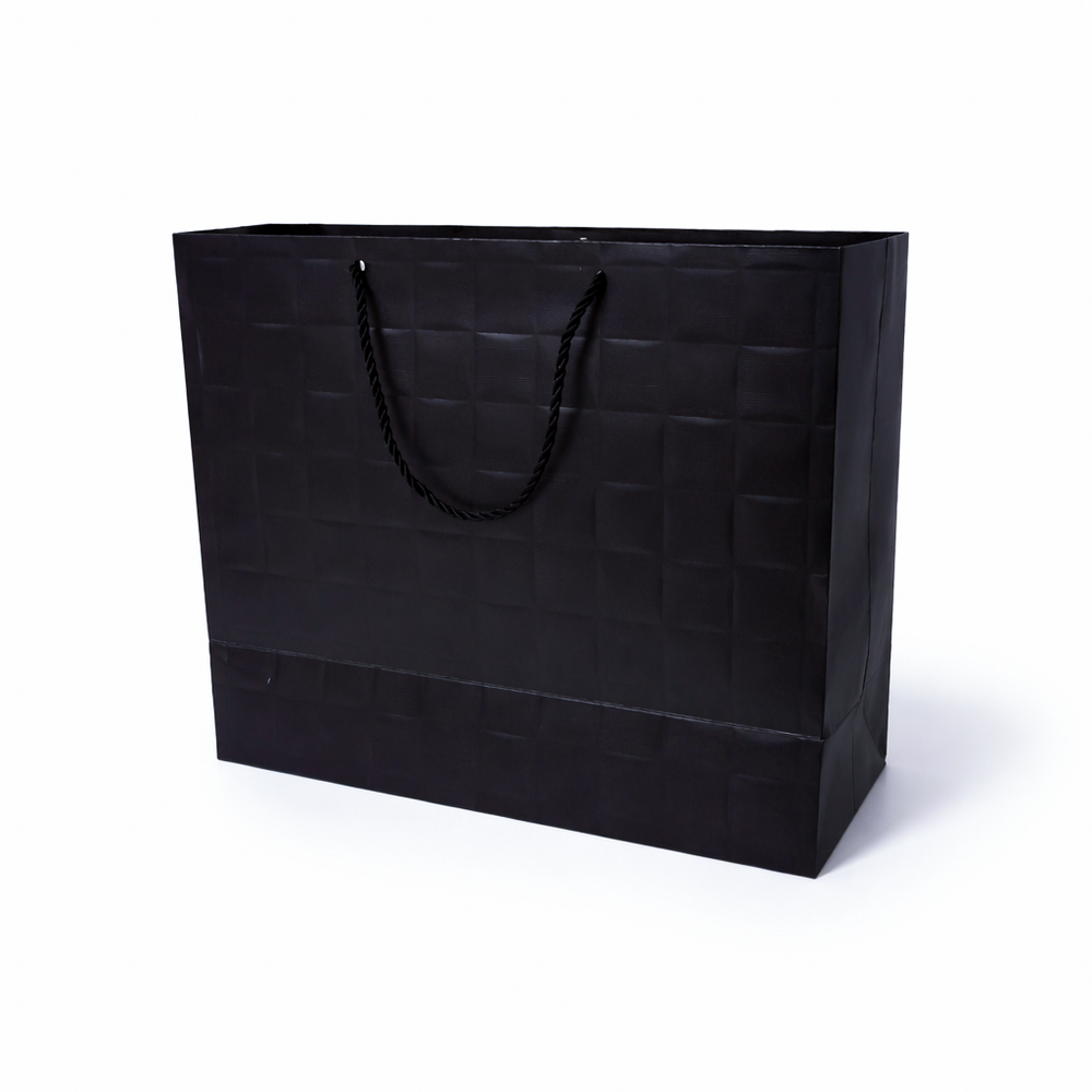 Set 12 pungi uni pentru cadouri, culoare negru - ROC A16611