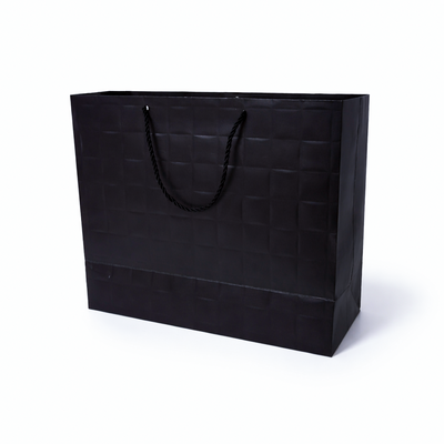 Set 12 pungi uni pentru cadouri, culoare negru - ROC A16611