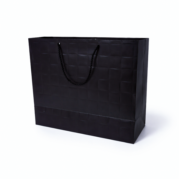 Set 12 pungi uni pentru cadouri, culoare negru - ROC A16611
