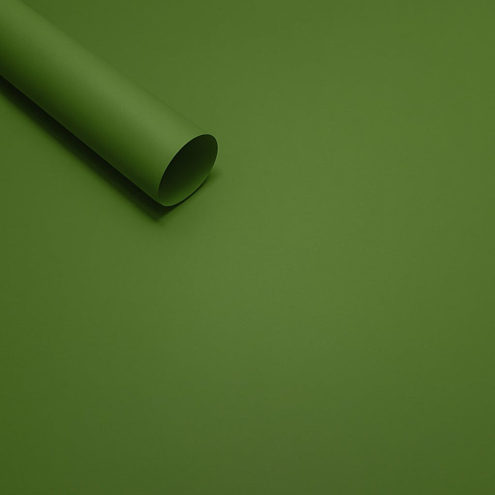 Coli celofan semitransparent uni, culoare verde închis - ROC A19