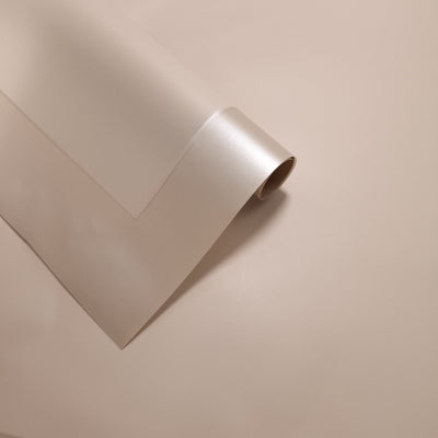 Coli celofan semitransparent cu chenar mare, culoare bej deschis - ROC A288