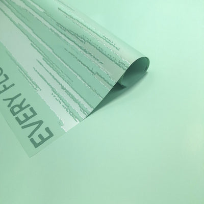 Coli celofan cu print model 2, culoare vernil 04 - ROC A288