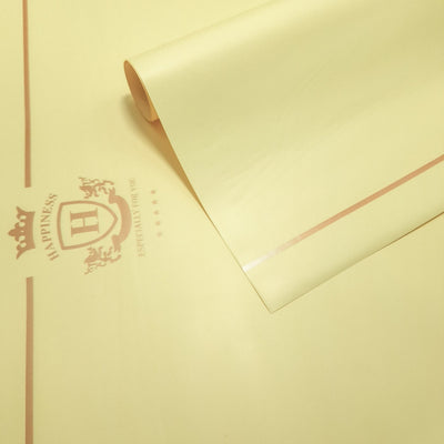Coli celofan model coroană, culoare galben - ROC A288