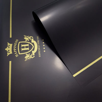 Coli celofan model coroană, culoare negru R08 - ROC A288
