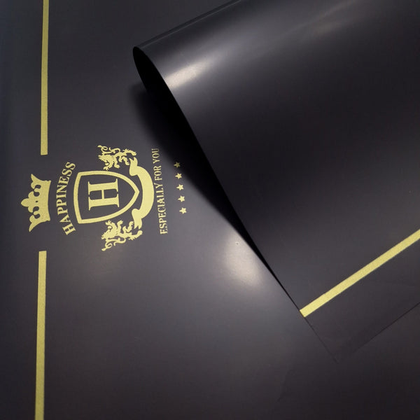 Coli celofan model coroană, culoare negru R08 - ROC A288