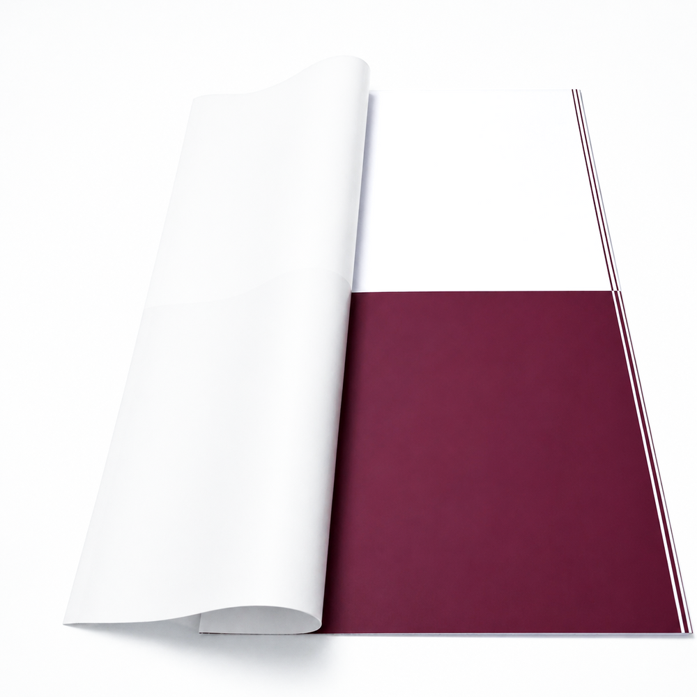 Coli celofan cu print model 6, culoare grena J09 - ROC A288