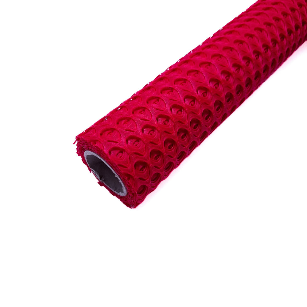 Rolă ambalaj tip dantelă perforată, culoare roșu - ROC A30