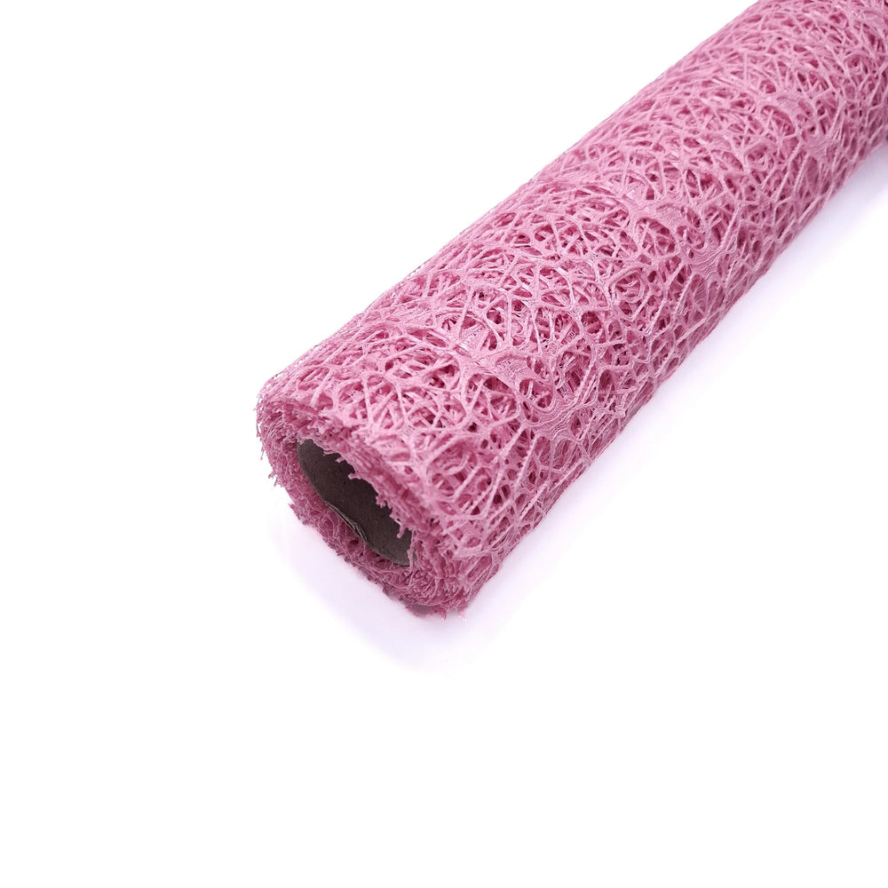 Rolă ambalaj tip dantelă, culoare roz prăfuit închis - ROC A3