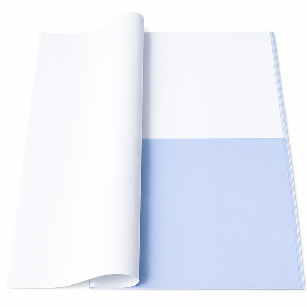 Coli celofan cu print model 6, culoare albastru J07 - ROC A288