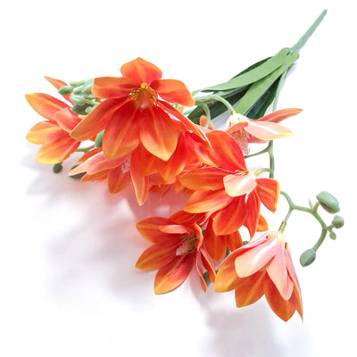 Buchet artificial magnolie, culoare portocaliu - ROC AF28