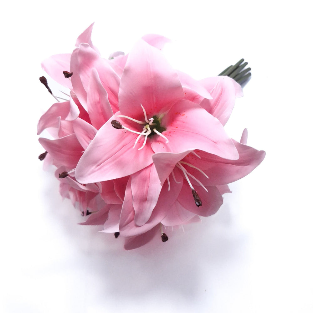 Buchet crini artificiali, culoare roz - ROC AF29