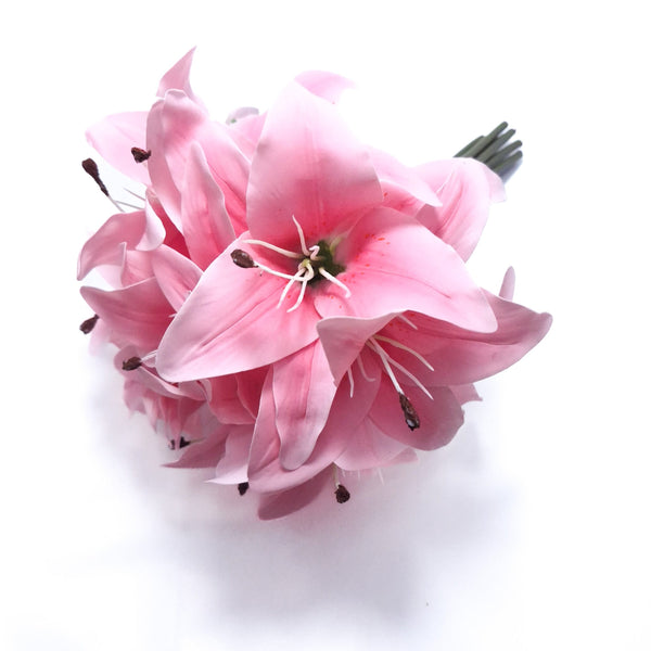 Buchet crini artificiali, culoare roz - ROC AF29