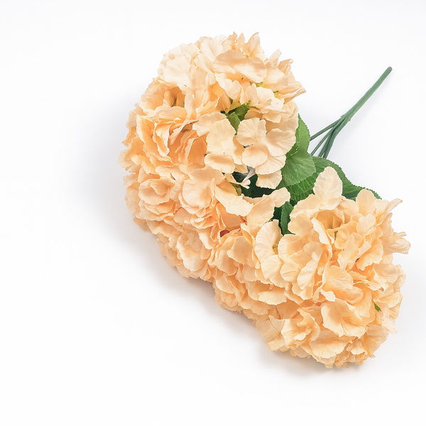 Buchet hortensie artificială, culoare roz somon - ROC AF2