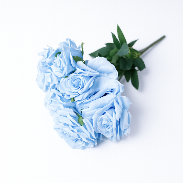 Buchet trandafiri artificiali, culoare blue - ROC AF32