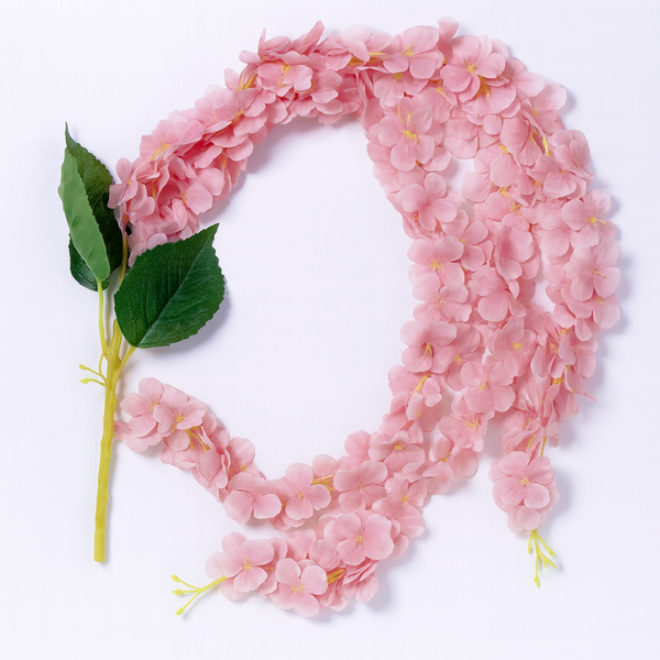 Hortensie curgătoare artificială, culoare roz prăfuit - ROC AF33