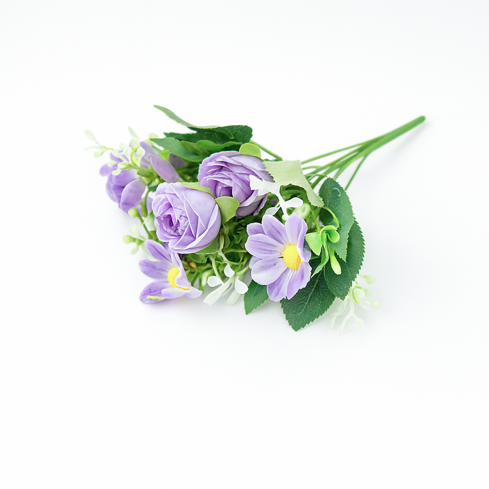 Set 2 buchete artificiale mixte, culoare lila - ROC AF41