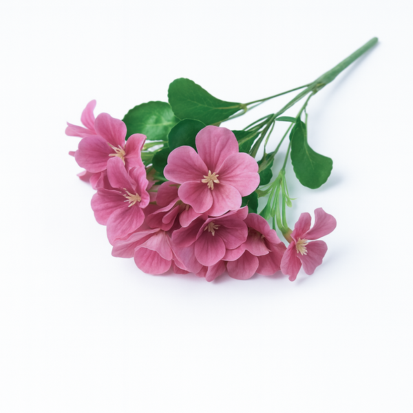 Buchet artificial cu flori universale, culoare roz prăfuit - ROC AF42