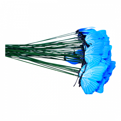 Set 50 fluturi dubli pe bat, culoare albastru - ROC 0799
