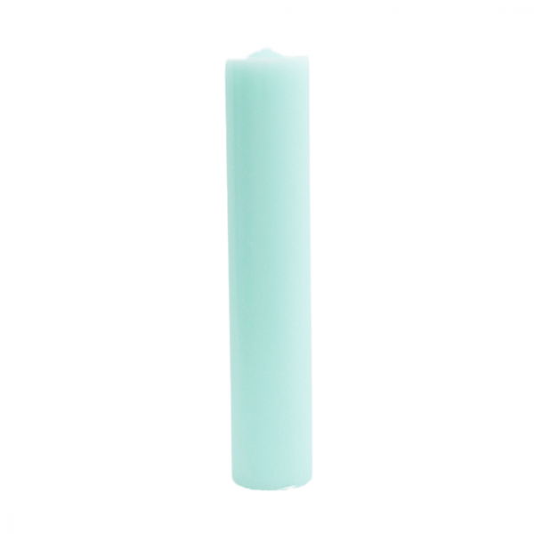 Lumanare cilindrica din parafina pentru botez sau nunta, culoare vernil, H 60 cm, D 7 cm - 60070 VERNIL