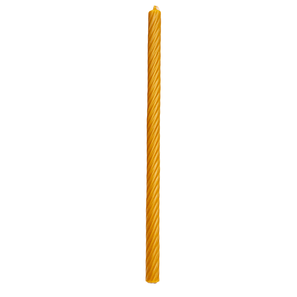 Lumanare pentru botez din ceara spirala, d3cm, H 60 cm, D 3 cm - 60030 C SP.