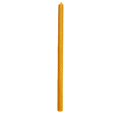 Lumanare pentru botez din ceara spirala, d3cm, H 60 cm, D 3 cm - 60030 C SP.