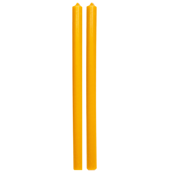 Set 2 lumanari cununie drepte din ceara H 110 cm, D 4 cm - 110040 C DR.