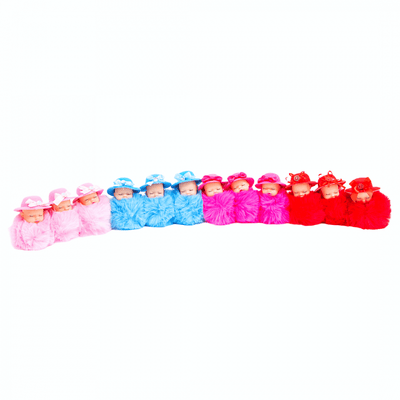 Set 12 papusele decorative cu palarie - ROC M24