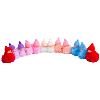 Set 12 papusele decorative cu caciula - ROC M24