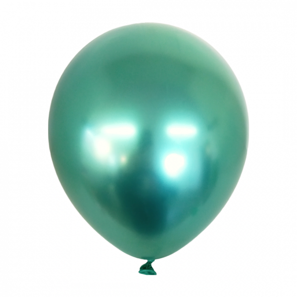 Set 50 baloane latex Metallic Green 30 cm, NR. 6 - ROC BAL3